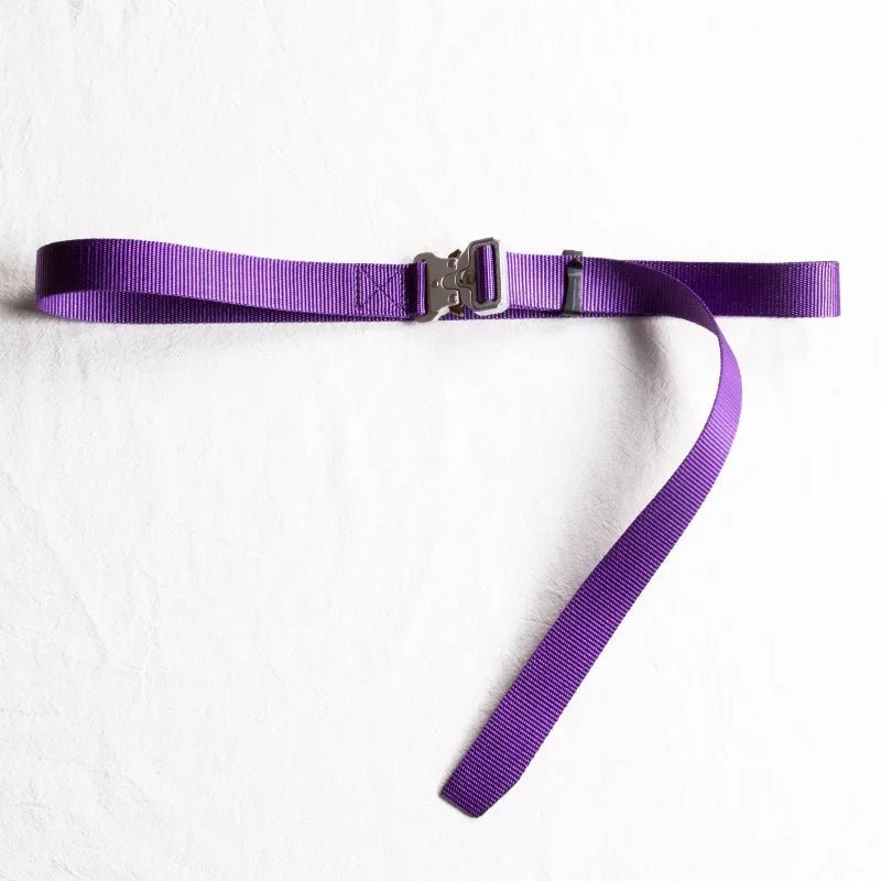 best 3.8cm 3cm 2.5cm Canvas Tactical Belt for Male and Female Trend Fashion Hip Hop Punk Y2k Girdle Outdoor Sports Youth Waistband shop online at M2K Trends for