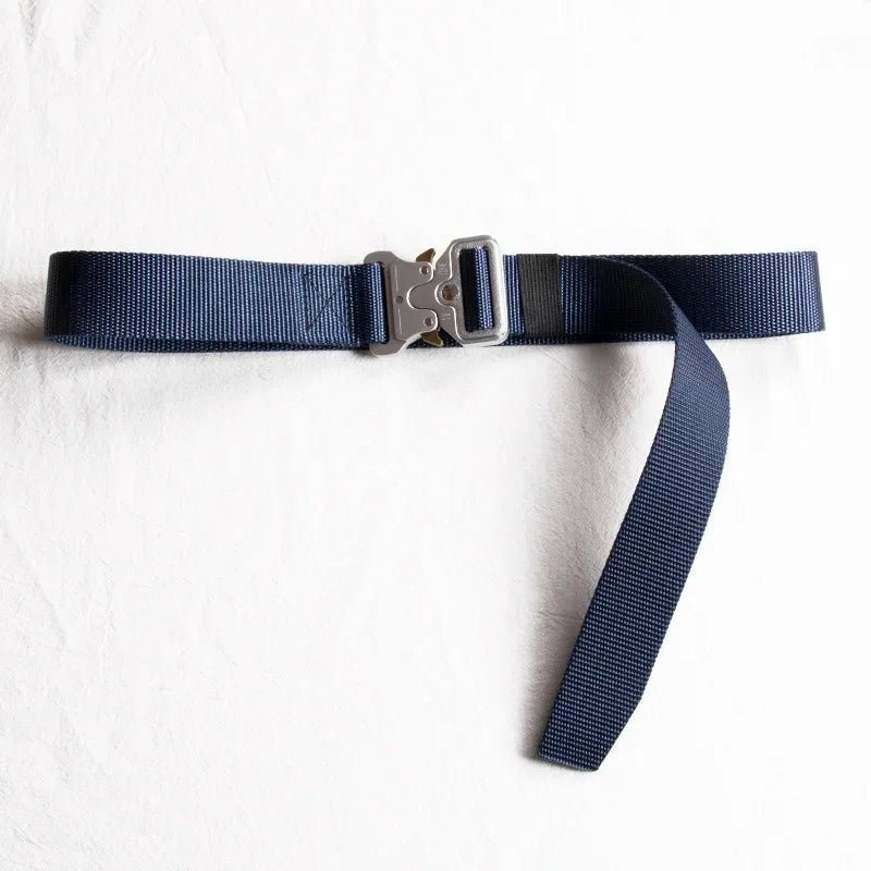 best 3.8cm 3cm 2.5cm Canvas Tactical Belt for Male and Female Trend Fashion Hip Hop Punk Y2k Girdle Outdoor Sports Youth Waistband shop online at M2K Trends for