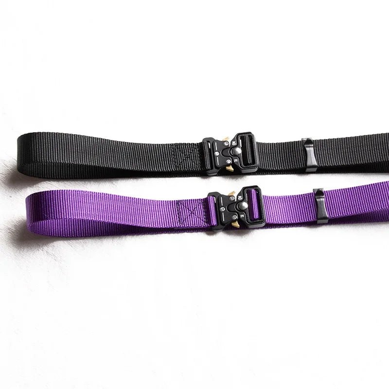 best 3.8cm 3cm 2.5cm Canvas Tactical Belt for Male and Female Trend Fashion Hip Hop Punk Y2k Girdle Outdoor Sports Youth Waistband shop online at M2K Trends for