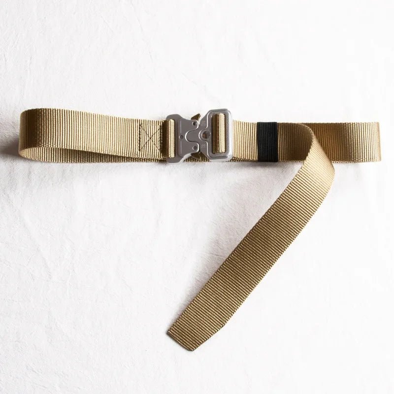 best 3.8cm 3cm 2.5cm Canvas Tactical Belt for Male and Female Trend Fashion Hip Hop Punk Y2k Girdle Outdoor Sports Youth Waistband shop online at M2K Trends for