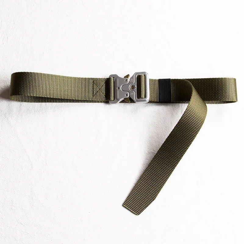 best 3.8cm 3cm 2.5cm Canvas Tactical Belt for Male and Female Trend Fashion Hip Hop Punk Y2k Girdle Outdoor Sports Youth Waistband shop online at M2K Trends for