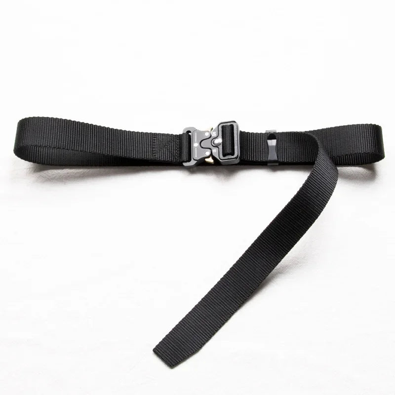 best 3.8cm 3cm 2.5cm Canvas Tactical Belt for Male and Female Trend Fashion Hip Hop Punk Y2k Girdle Outdoor Sports Youth Waistband shop online at M2K Trends for
