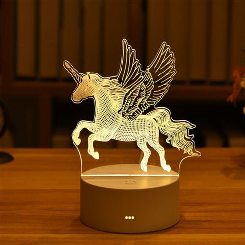 best 3D Lamp Acrylic LED Night Lights Christmas Party Decoration Night Lighting shop online at M2K Trends for Night Lights
