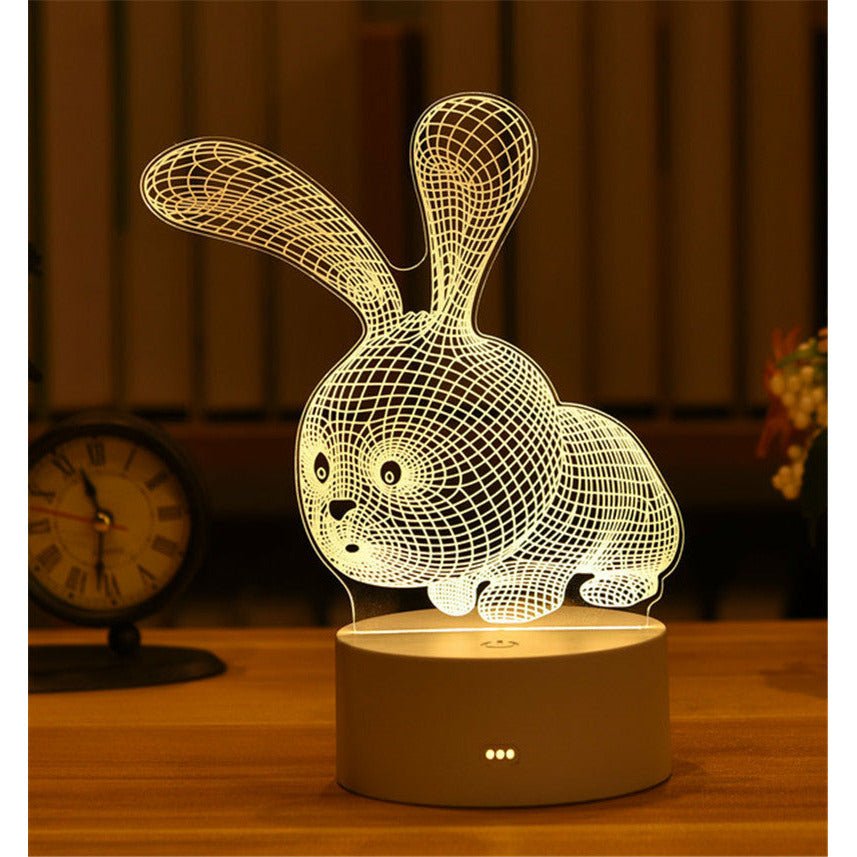 best 3D Lamp Acrylic LED Night Lights Christmas Party Decoration Night Lighting shop online at M2K Trends for Night Lights