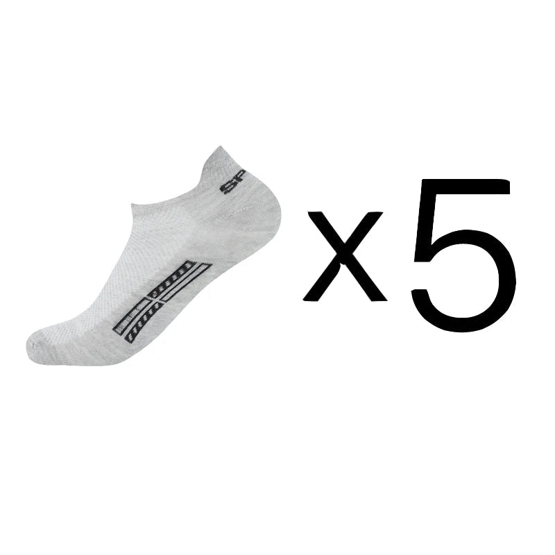 best 5 Pairs/Lot High Quality Men Ankle Socks Breathable Cotton Sports Mesh Casual Athletic Thin Cut Short Sokken Plus Size shop online at M2K Trends for