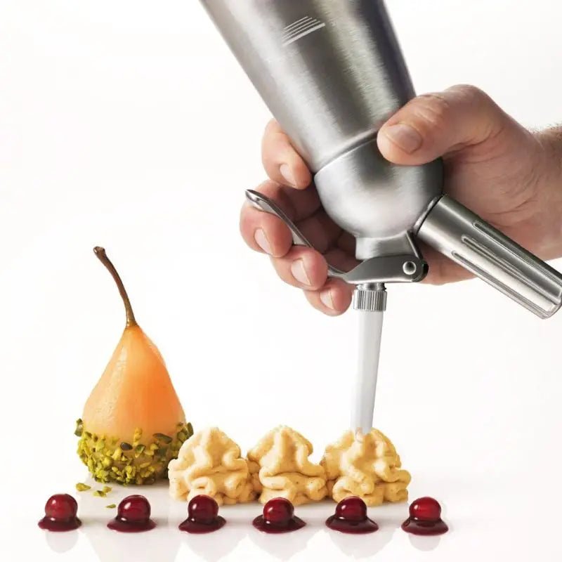 best 500ml Aluminum Alloy Whipped Cream Dispenser Home Kitchen Whip Cream Dispensers with Three Different Decorating Nozzles Alloy Whipped Cream Dispenser shop online at M2K Trends for