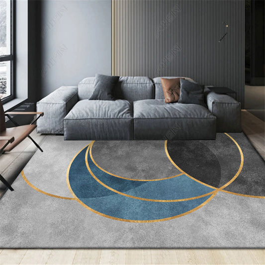 Geometric Printed Carpet Living Room Large Area Rugs Carpet Modern