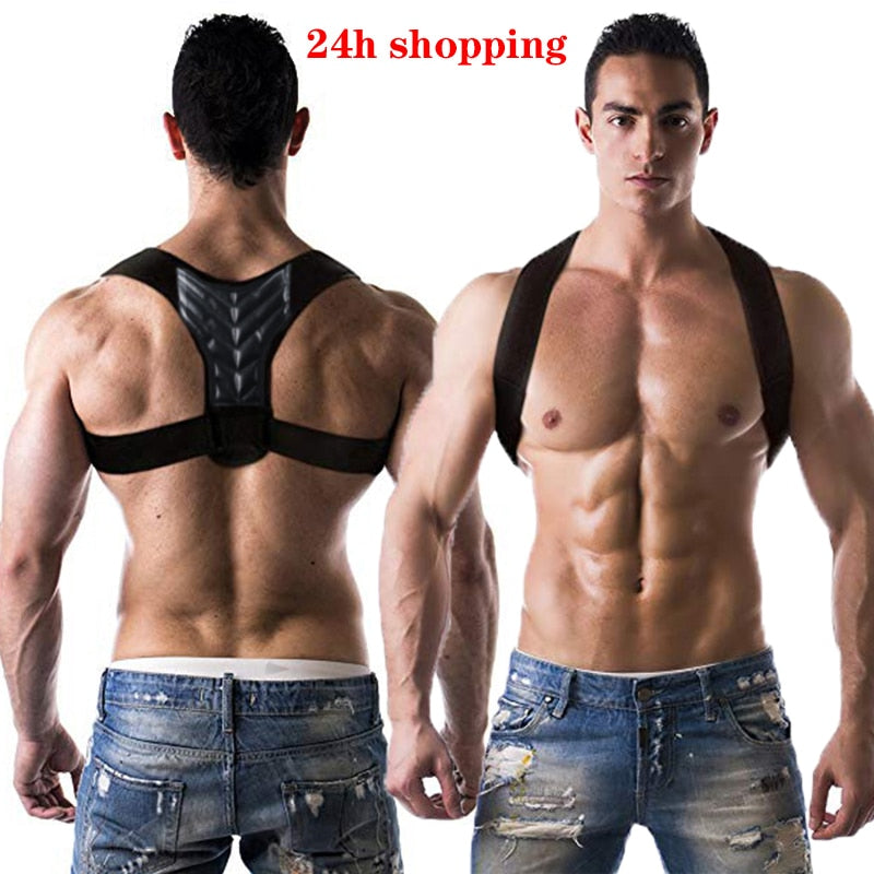 Medical Adjustable Clavicle Posture Corrector Men Woemen Upper Back Brace Shoulder Lumbar Support Belt Corset Posture Correction