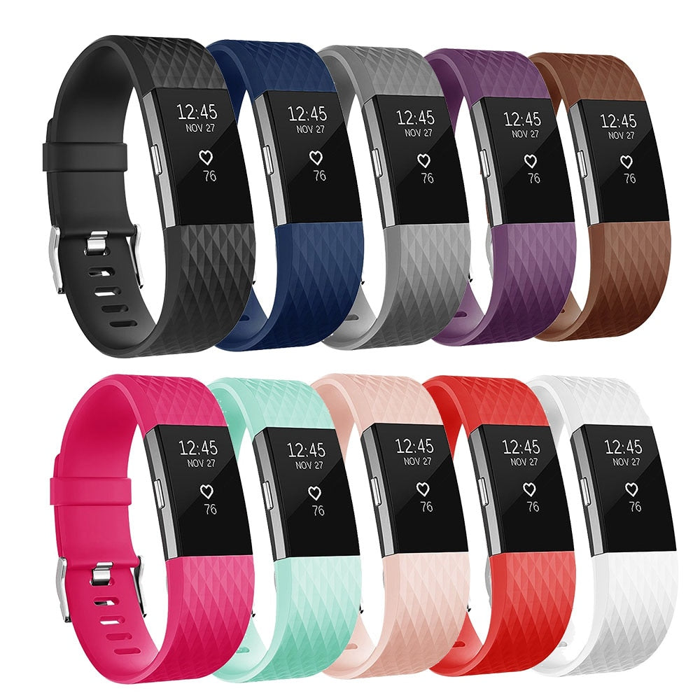 Correa de muñeca para Fitbit Charge 2, accesorio para reloj inteligente Fitbit Charge 2, correas de repuesto para pulsera inteligente