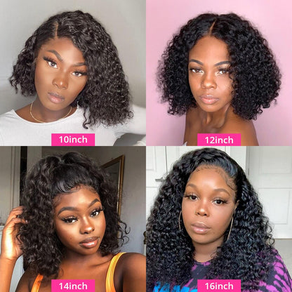 Affordable Deep Wave Bob Wig | 4x4 Lace Closure