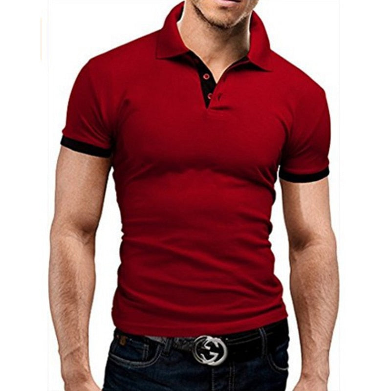 Covrlge, Polo, camisa de verano para hombre, pantalones cortos de manga corta, Polo, ropa de negocios, camiseta de lujo para hombre, Polos de marca MTP129