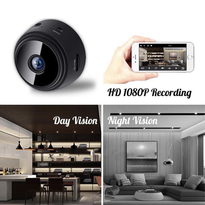 best A9 Mini caméra IP WiFi HD 1080p Camera shop online at M2K Trends for Camera