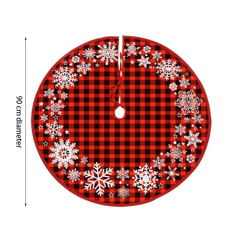 best affordable White Christmas Tree Skirt Plush Faux Fur Xmas Tree Carpet Merry Christmas Tree Decorations Ornament New Year Navidad Home Decor shop online at M2K Trends for