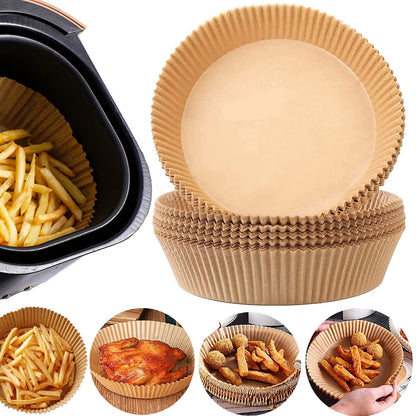 best Air Fryer Paper Food Disposable Paper Liner Airfryer Kitchen Cookers Oil-proof Barbecue Plate Steamer Fryer Baking Accessories Air Fryer Paper Food Disposable shop online at M2K Trends for Air Fryer Paper Food Disposable