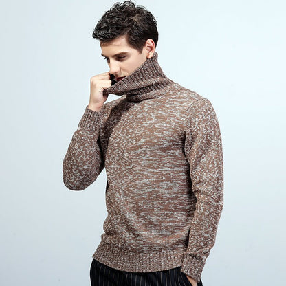 best Autumn And Winter New Sweater Knit Sweater Men's Turtleneck Sweater Men 0 shop online at M2K Trends for