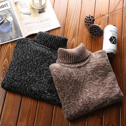 best Autumn And Winter New Sweater Knit Sweater Men's Turtleneck Sweater Men 0 shop online at M2K Trends for