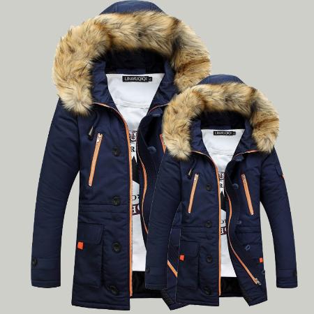 best Autumn and winter thick padded jacket men's slim hooded padded jacket Jackets & Coats shop online at M2K Trends for 2022 New Arrival Winter Jacket Women