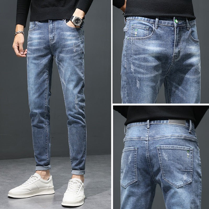 best Autumn Men's Jeans Slim Feet 0 shop online at M2K Trends for