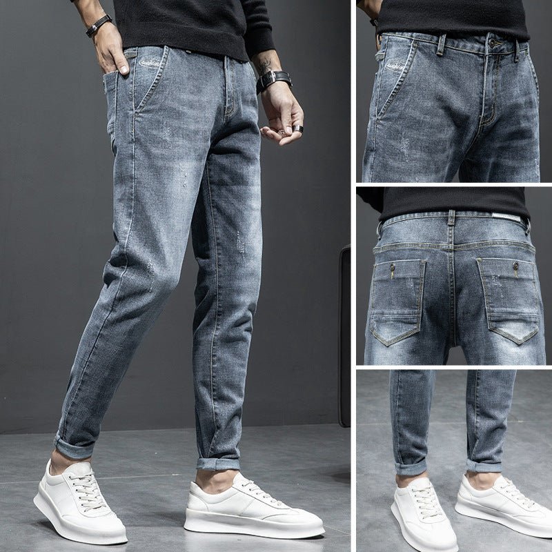 best Autumn Men's Jeans Slim Feet 0 shop online at M2K Trends for