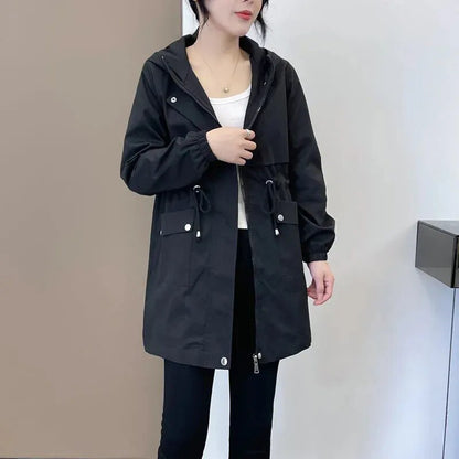 best Autumn Winter Women's Jackets New Korean Hooded Windbreaker Female Fleece Warm Thick Cotton Padded Coat Women Parkas Outerwear shop online at M2K Trends for