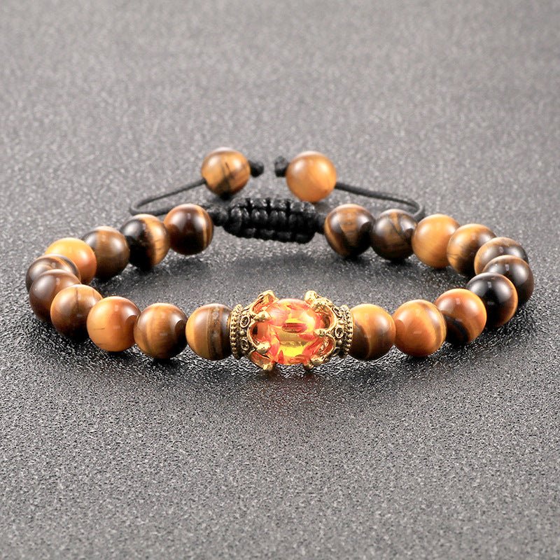 best Beaded Hand Rope Volcanic Stone Bracelet 0 shop online at M2K Trends for