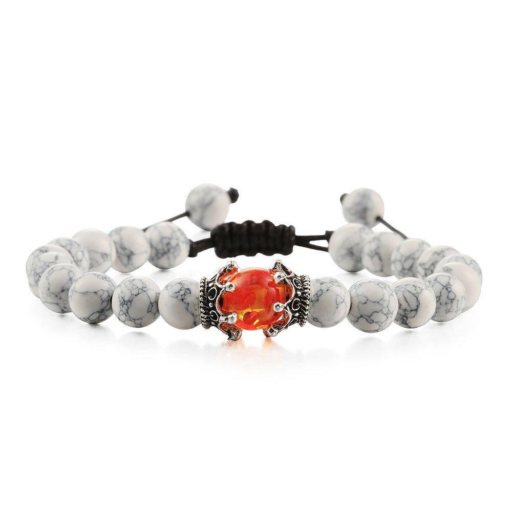 best Beaded Hand Rope Volcanic Stone Bracelet 0 shop online at M2K Trends for