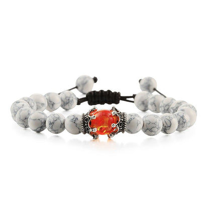 best Beaded Hand Rope Volcanic Stone Bracelet 0 shop online at M2K Trends for