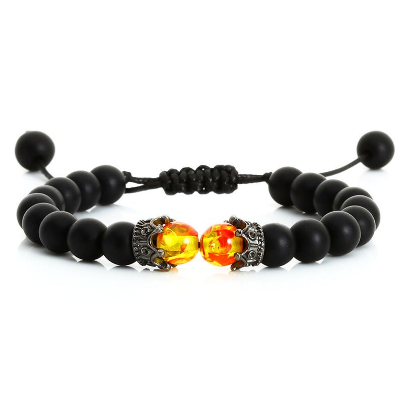 best Beaded Hand Rope Volcanic Stone Bracelet 0 shop online at M2K Trends for