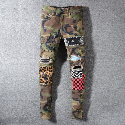 best Beggar pants with printed patch 0 shop online at M2K Trends for