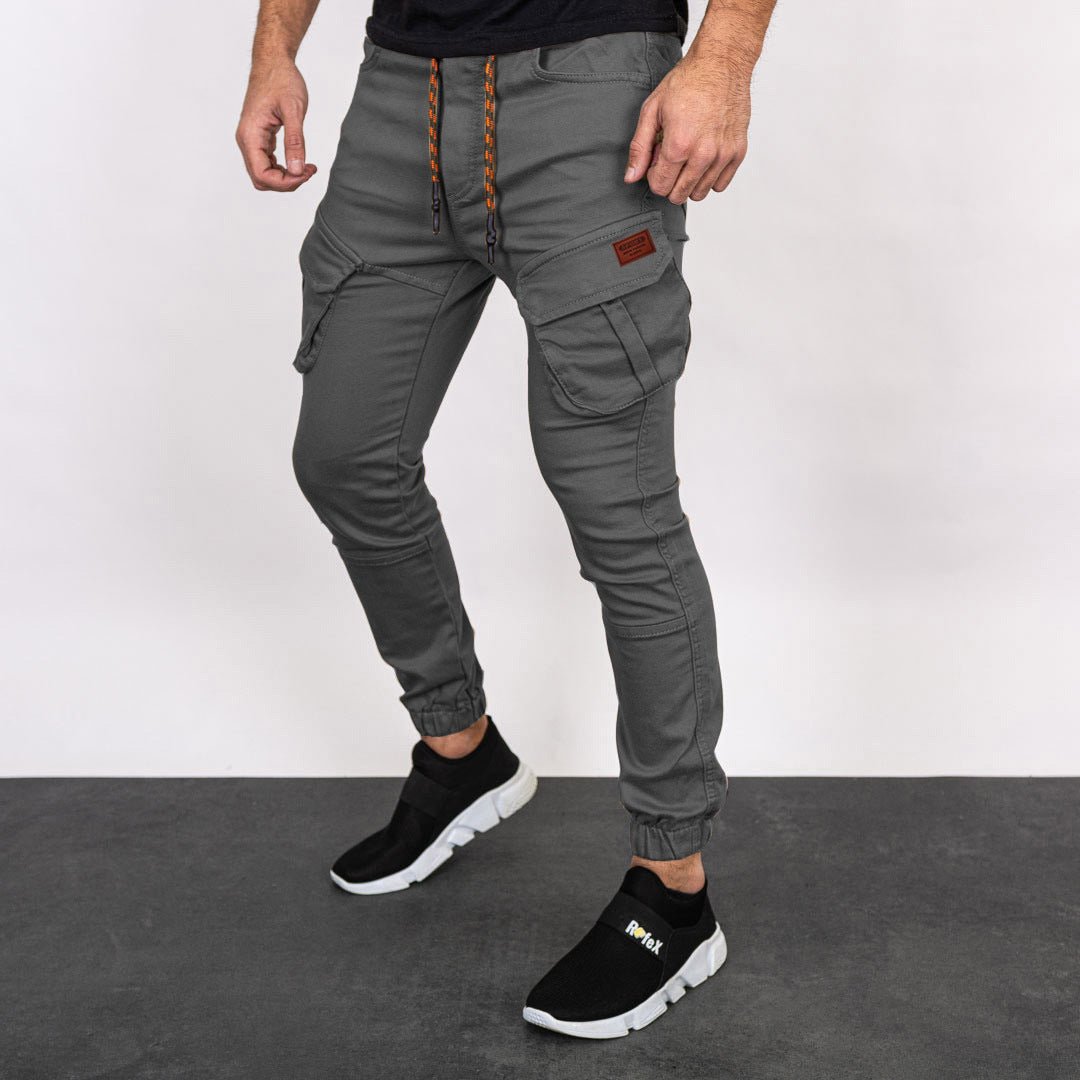 best Best New Style Solid Color cargo pants Casual Trousers Men's Footwear Overalls for sale online. Pants shop online at M2K Trends for mens pants