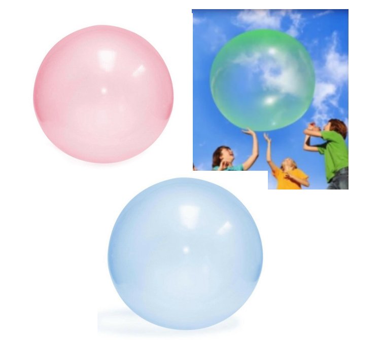 best Big Inflatable Ball Children's Toy Elastic Ball Water Ball Bubble Ball Inflatable Ball 0 shop online at M2K Trends for