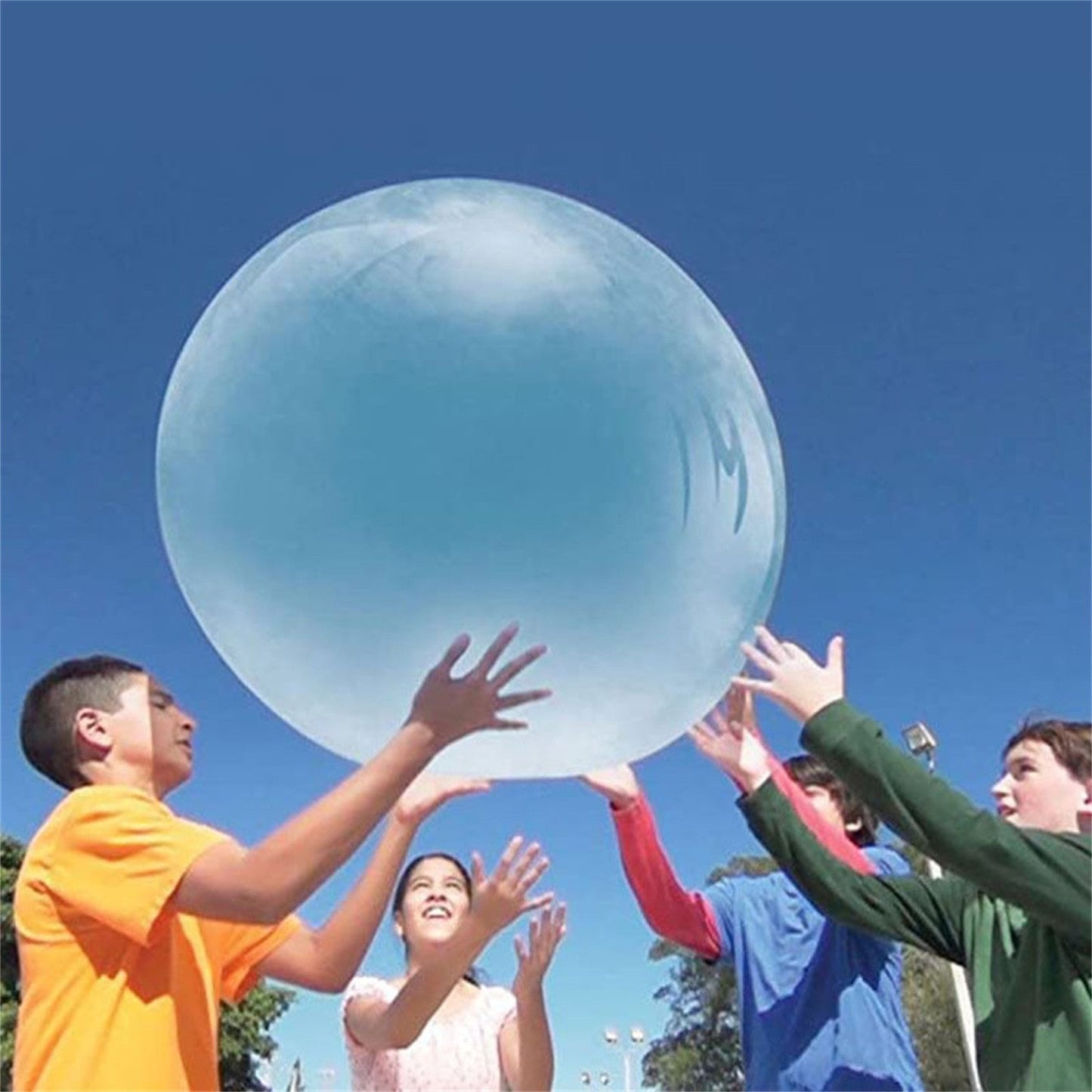 best Big Inflatable Ball Children's Toy Elastic Ball Water Ball Bubble Ball Inflatable Ball 0 shop online at M2K Trends for