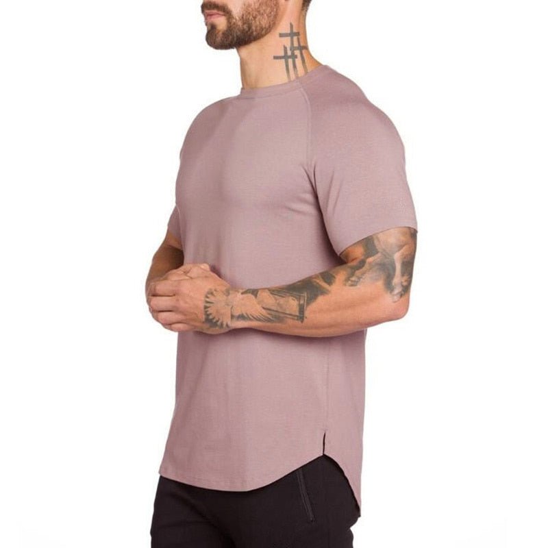 best Brand gym clothing fitness t shirt men fashion extend hip hop summer short sleeve t-shirt cotton bodybuilding muscle tshirt man 0 shop online at M2K Trends for