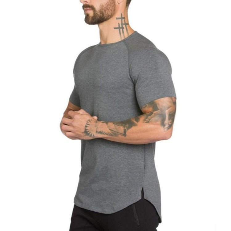 best Brand gym clothing fitness t shirt men fashion extend hip hop summer short sleeve t-shirt cotton bodybuilding muscle tshirt man 0 shop online at M2K Trends for