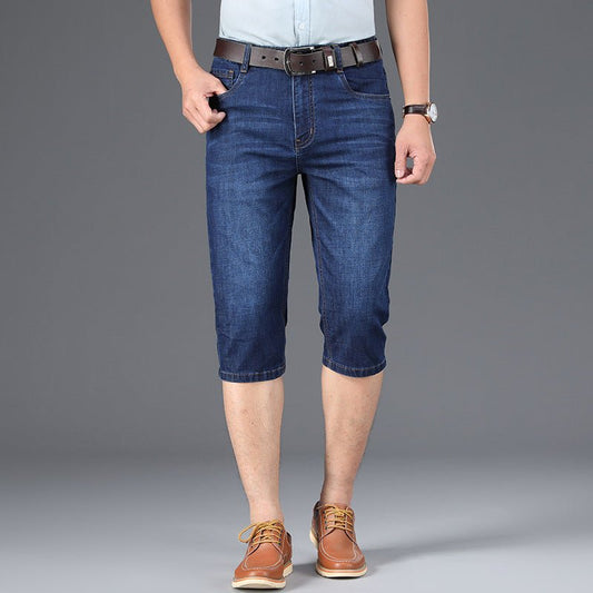 best Business High Waist Men's Slim Cropped Trousers Clothing shop online at M2K Trends for men shorts