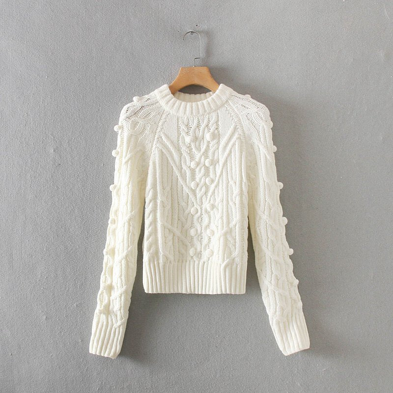 best Cable crew neck sweater sweater 0 shop online at M2K Trends for