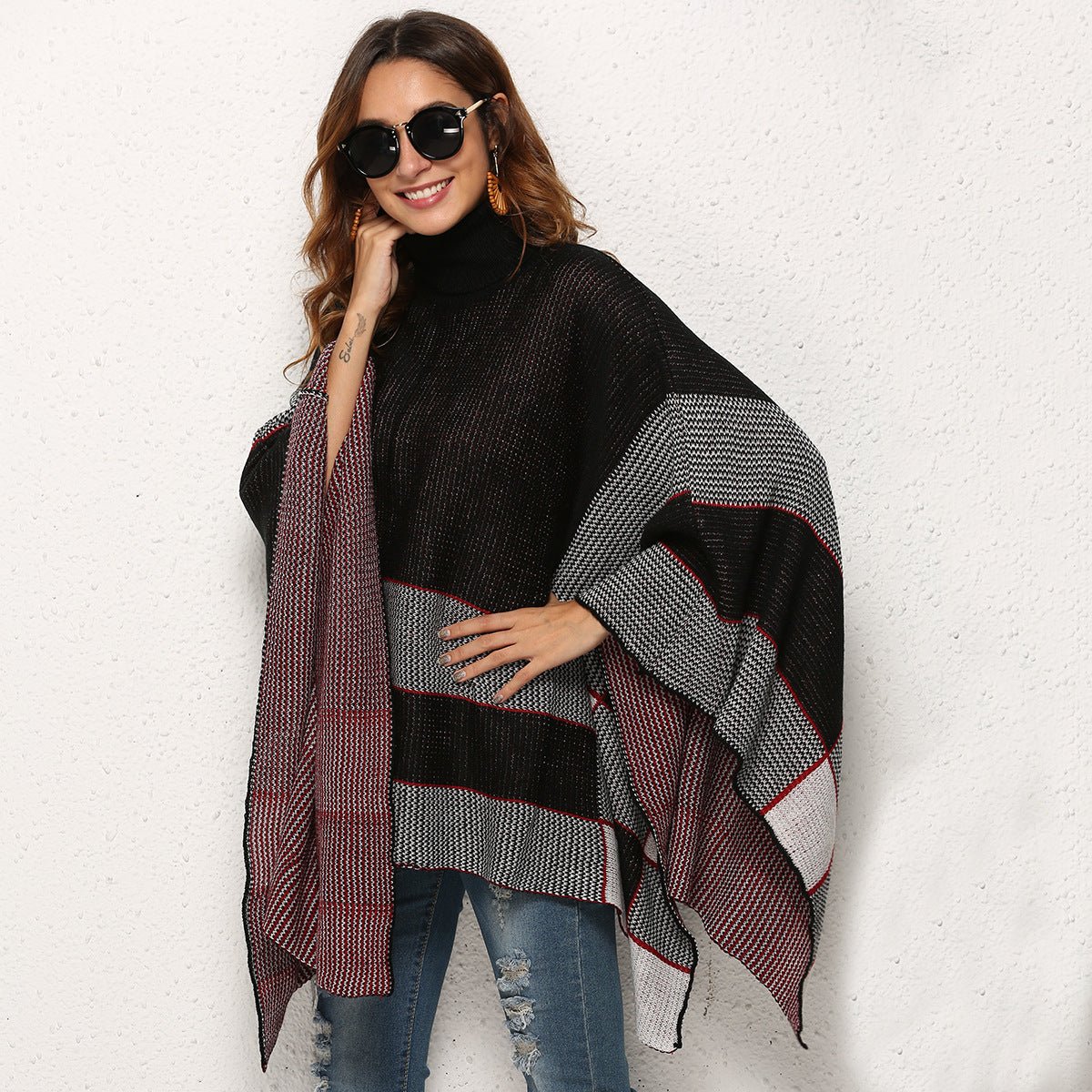 best Cape sweater turtleneck sweater 0 shop online at M2K Trends for