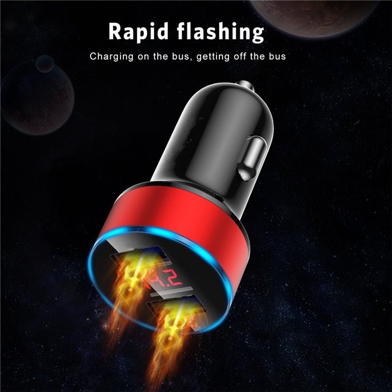 best Car Charger 3.1A LED Display USB 0 shop online at M2K Trends for