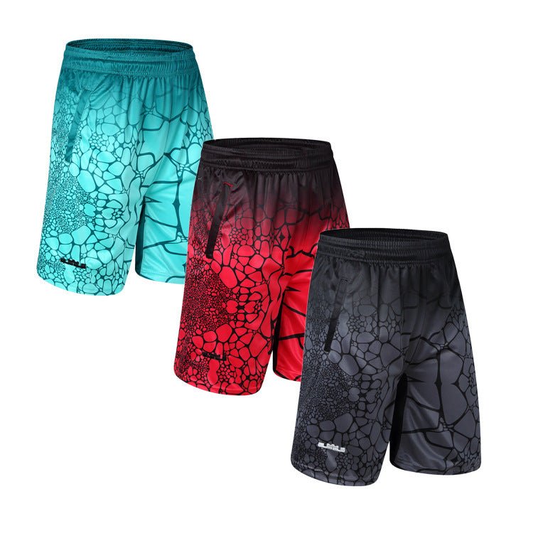 best Casual Hip-Hop Basketball Pants Shorts Men's Loose Plus Size Five-Point Pants Clothing shop online at M2K Trends for men shorts