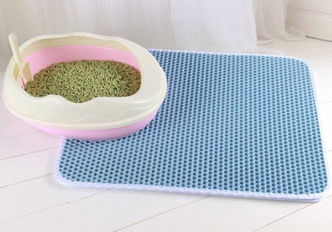 best Cat Litter Mat With Gift Double Layer Waterproof Pet Litter Box Mat Non-slip Sand Cat Pad Washable Bed Mat Clean Pad Products 0 shop online at M2K Trends for