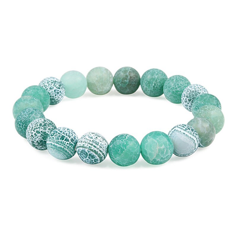 best Charm Purple Natural Weathered Stone Bracelet Women Men Crack Chakra Bead Strand Bracelets 6mm 8mm 10mm Yoga Buddha Jewelry Gift 0 shop online at M2K Trends for