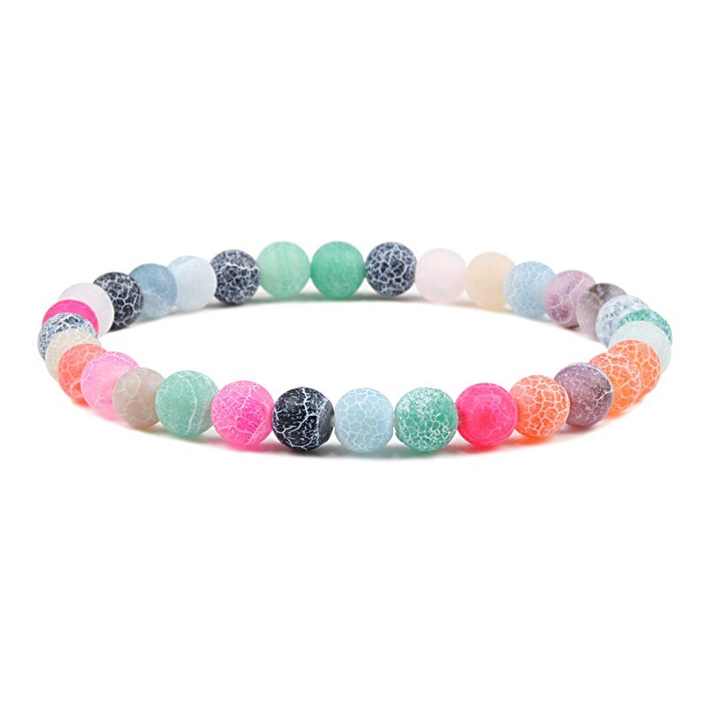 best Charm Purple Natural Weathered Stone Bracelet Women Men Crack Chakra Bead Strand Bracelets 6mm 8mm 10mm Yoga Buddha Jewelry Gift 0 shop online at M2K Trends for