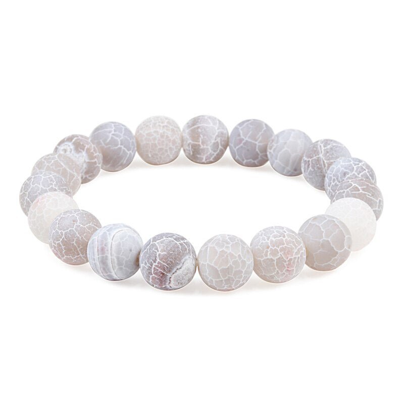 best Charm Purple Natural Weathered Stone Bracelet Women Men Crack Chakra Bead Strand Bracelets 6mm 8mm 10mm Yoga Buddha Jewelry Gift 0 shop online at M2K Trends for