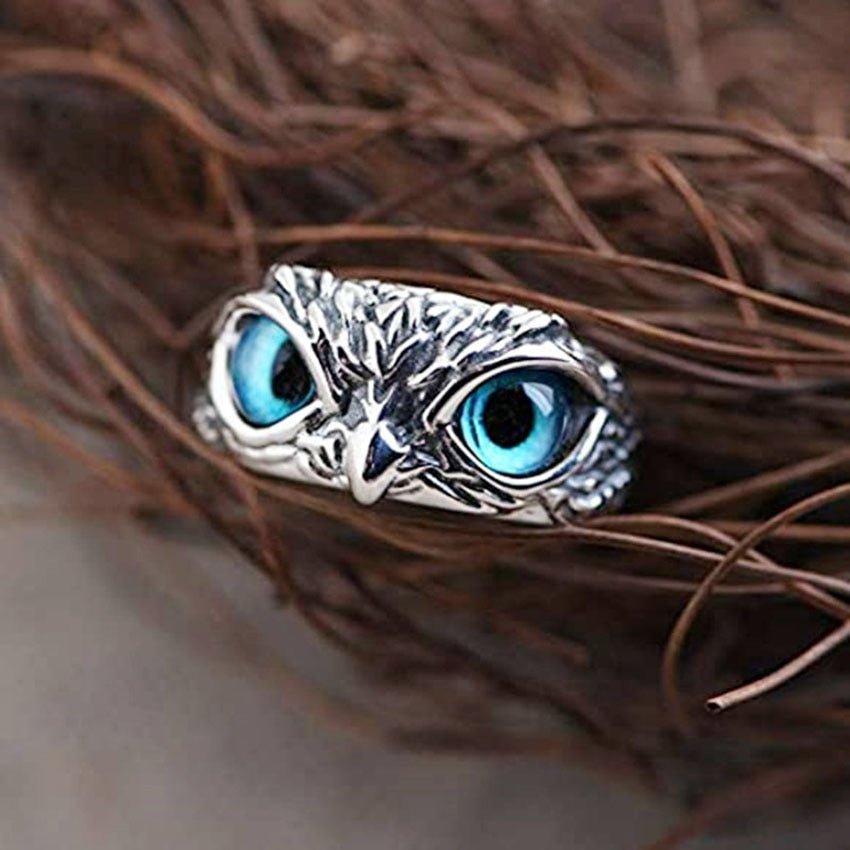best Charm Vintage Cute Men and Women Simple Design Owl Ring Silver Color Engagement Wedding Rings Jewelry Gifts 0 shop online at M2K Trends for