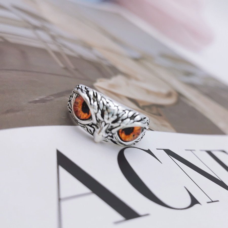 best Charm Vintage Cute Men and Women Simple Design Owl Ring Silver Color Engagement Wedding Rings Jewelry Gifts 0 shop online at M2K Trends for