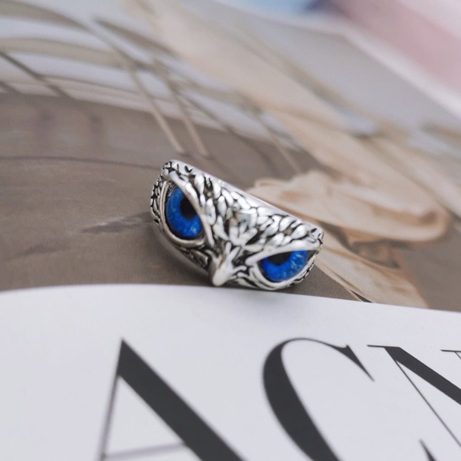 best Charm Vintage Cute Men and Women Simple Design Owl Ring Silver Color Engagement Wedding Rings Jewelry Gifts 0 shop online at M2K Trends for