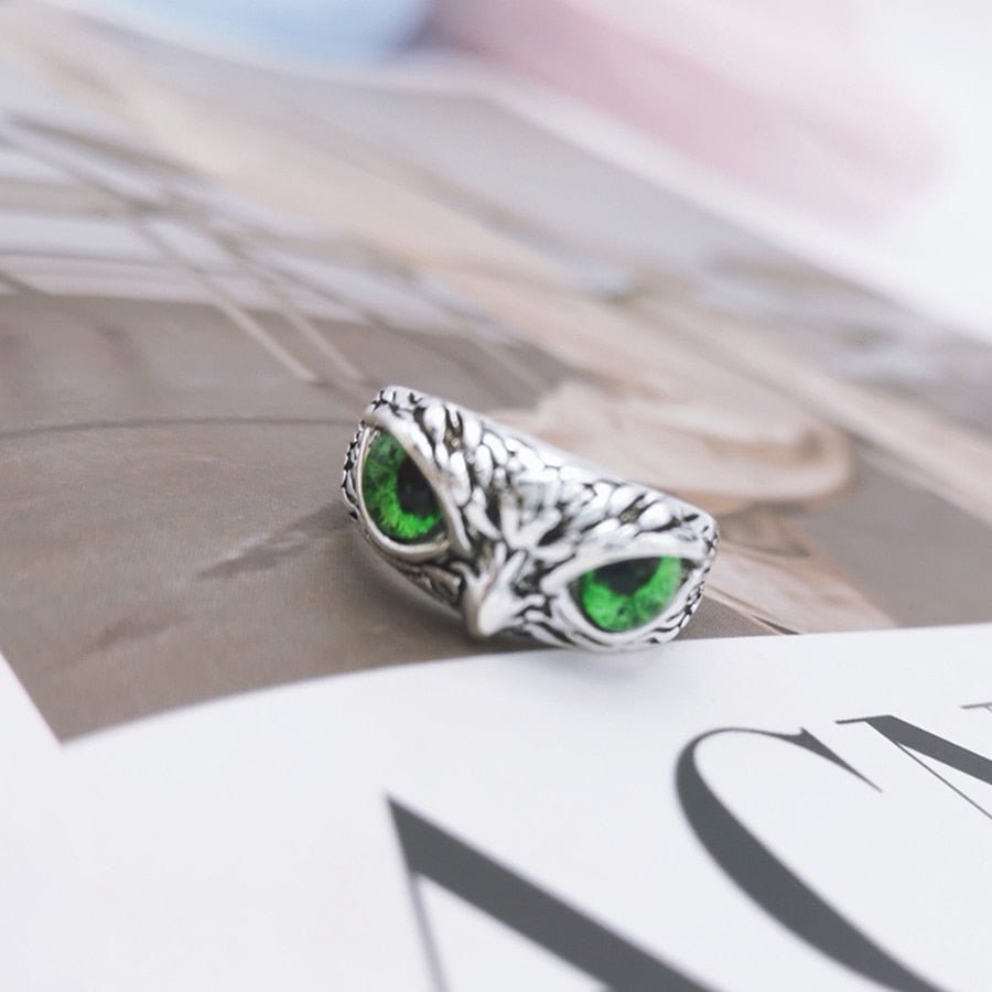 best Charm Vintage Cute Men and Women Simple Design Owl Ring Silver Color Engagement Wedding Rings Jewelry Gifts 0 shop online at M2K Trends for