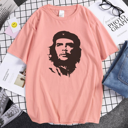 best Che Guevara Hero Men T Shirt Printed Retro Loose Short Sleeve T-Shirts Hipster Pattern Tops Tees Cool High Quality Male T-Shirt 0 shop online at M2K Trends for