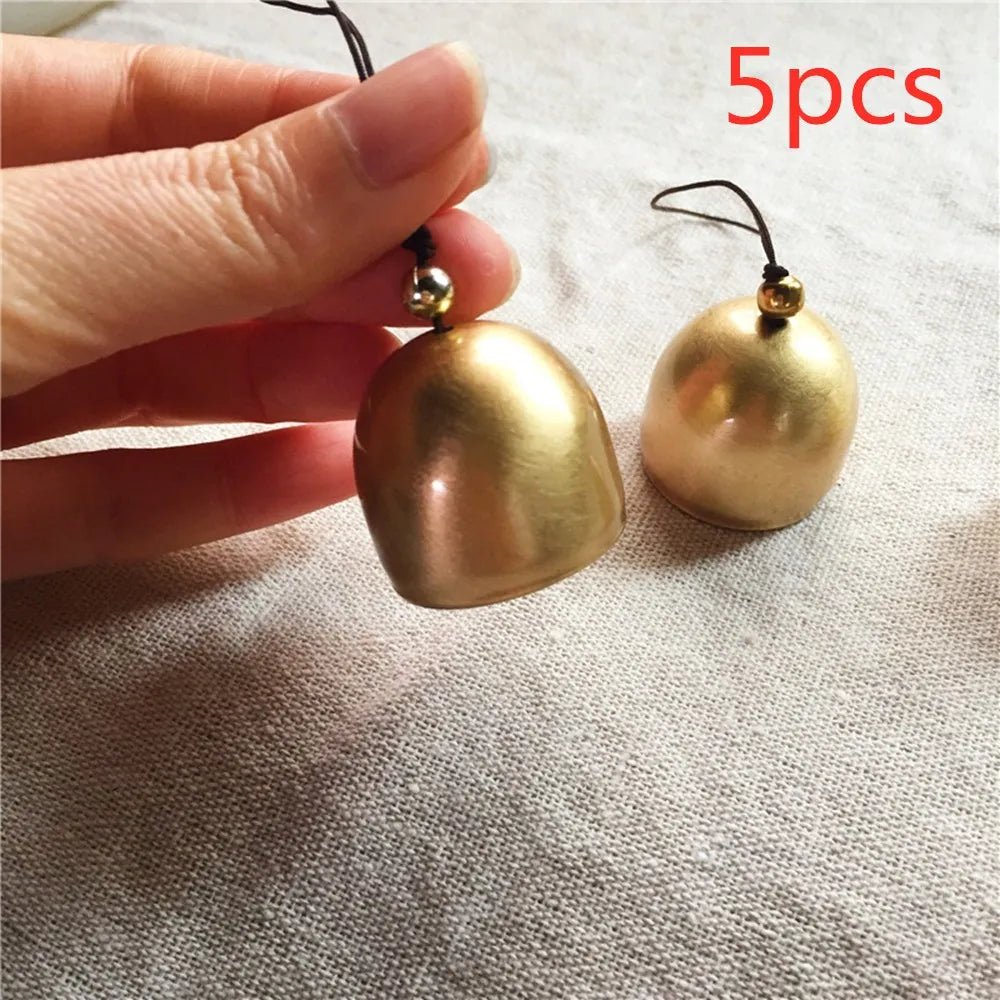 best cheap 5Pcs Christmas Metal Small Bell Tree Pendant Decoration Xmas Party Wind Chimes DIY Material Crafts Accessories Jingle Ornament shop online at M2K Trends for