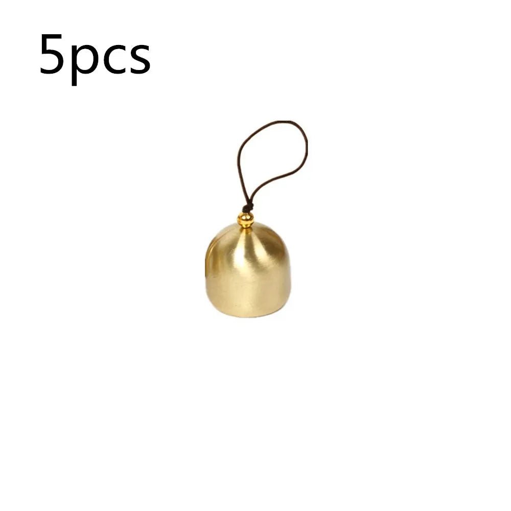 best cheap 5Pcs Christmas Metal Small Bell Tree Pendant Decoration Xmas Party Wind Chimes DIY Material Crafts Accessories Jingle Ornament shop online at M2K Trends for
